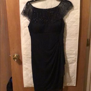 Navy blue dress